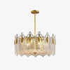 elegant-gold-patterned-glass-petal-round-chandelier-with-hand-formed-glass
