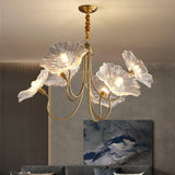 contemporary-glass-lotus-leaf-pendant-light-gold-chandelier-for-elegant-interior-design