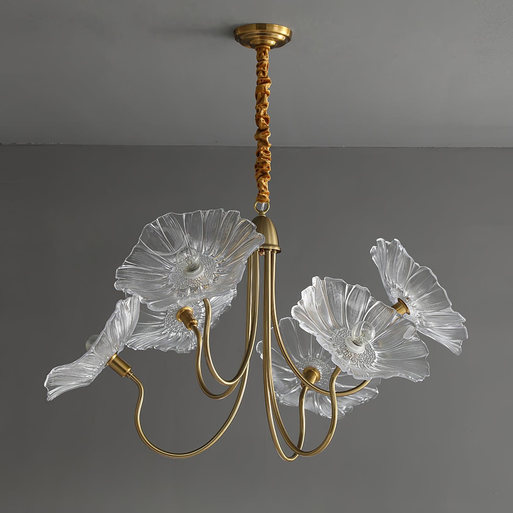 contemporary-glass-lotus-leaf-pendant-light-gold-chandelier-for-elegant-interior-design