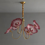 contemporary-glass-lotus-leaf-pendant-light-gold-chandelier-for-elegant-interior-design