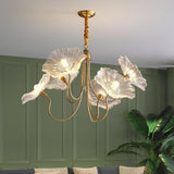 contemporary-glass-lotus-leaf-pendant-light-gold-chandelier-for-elegant-interior-design