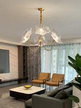 contemporary-glass-lotus-leaf-pendant-light-gold-chandelier-for-elegant-interior-design