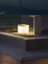 Modern Outdoor LED Landscape Light Stainless Steel Waterproof Garden Post Lamp