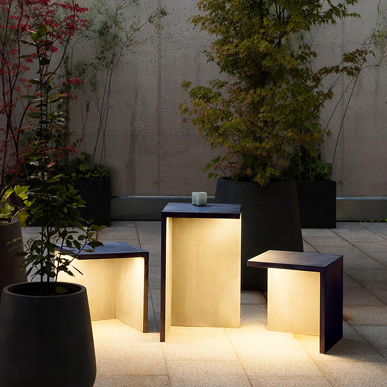 Modern Outdoor LED Landscape Light Stainless Steel Waterproof Garden Post Lamp
