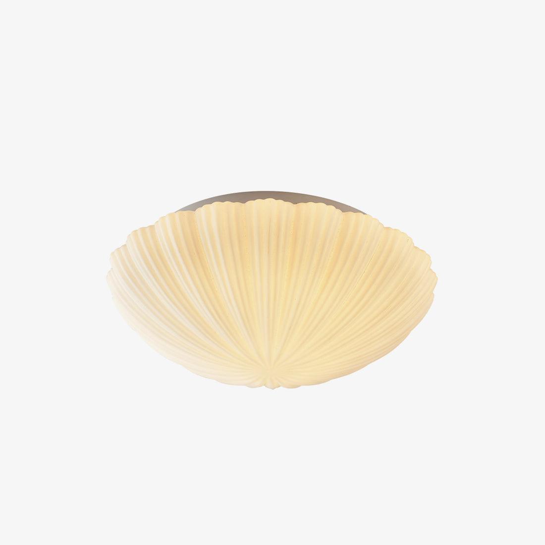 elegant-modern-round-glass-seashell-flush-mount-led-ceiling-lamp-for-indoor-spaces