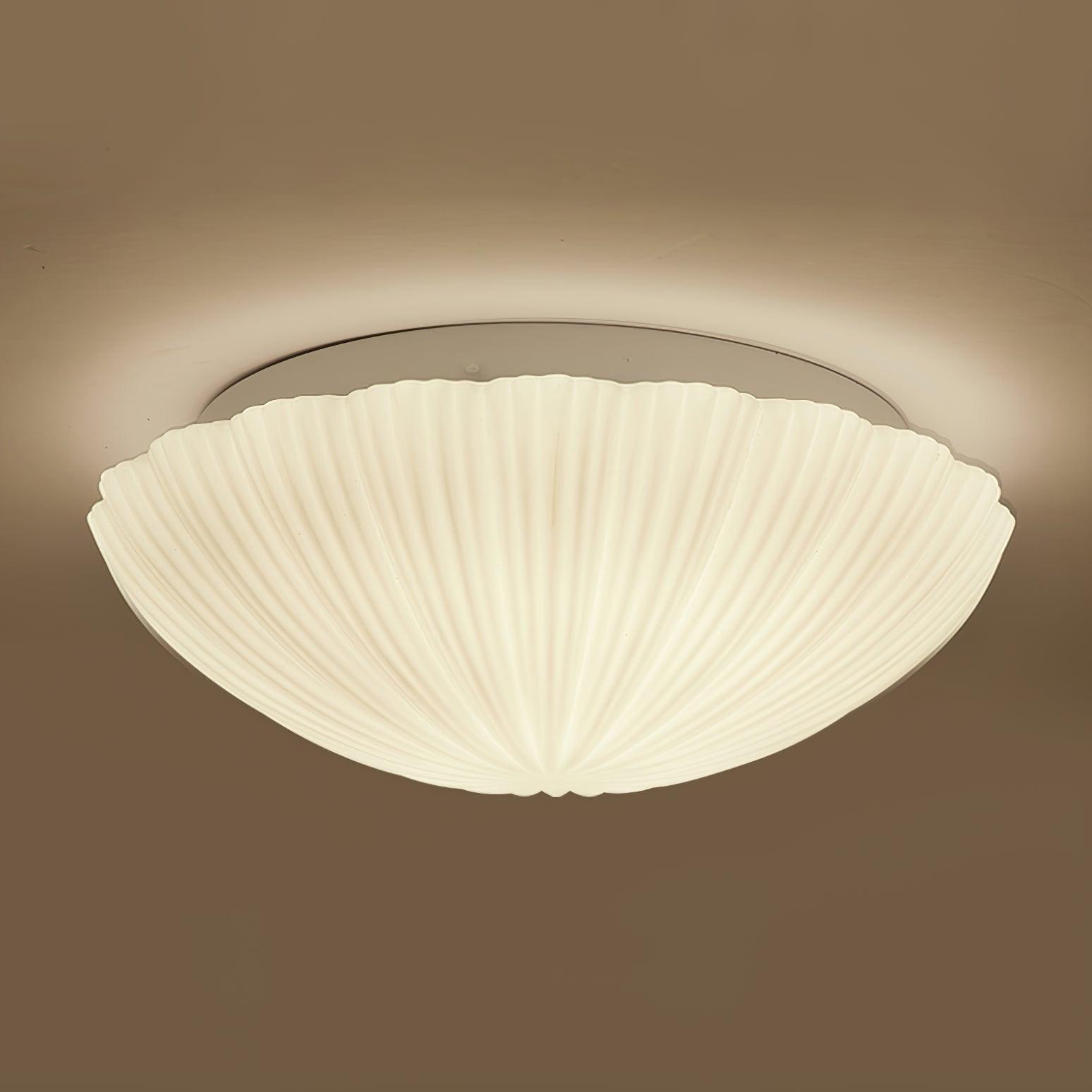elegant-modern-round-glass-seashell-flush-mount-led-ceiling-lamp-for-indoor-spaces