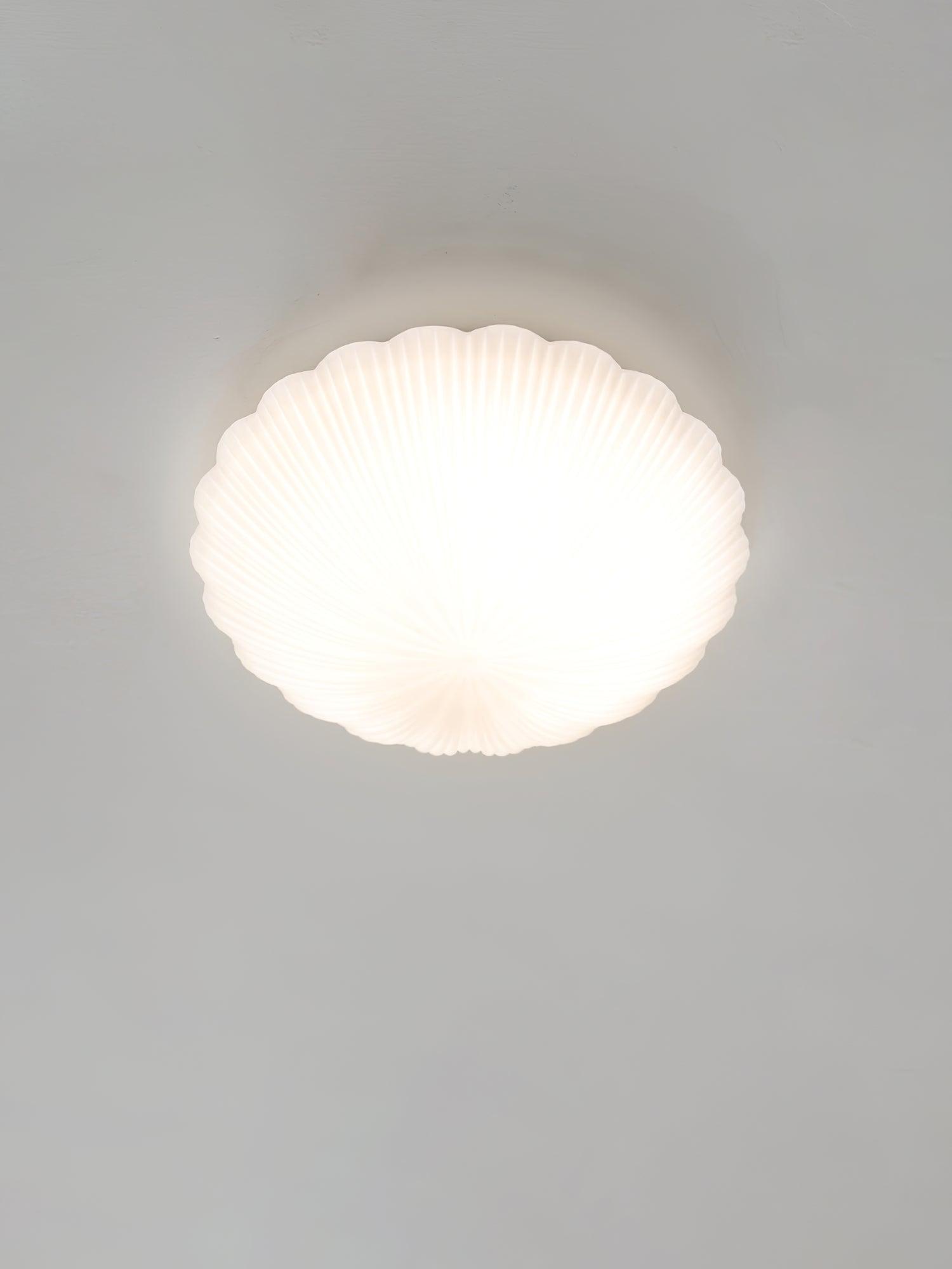 elegant-modern-round-glass-seashell-flush-mount-led-ceiling-lamp-for-indoor-spaces
