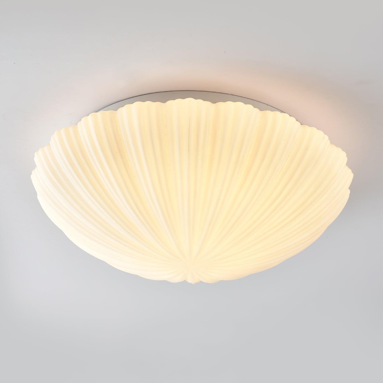 elegant-modern-round-glass-seashell-flush-mount-led-ceiling-lamp-for-indoor-spaces