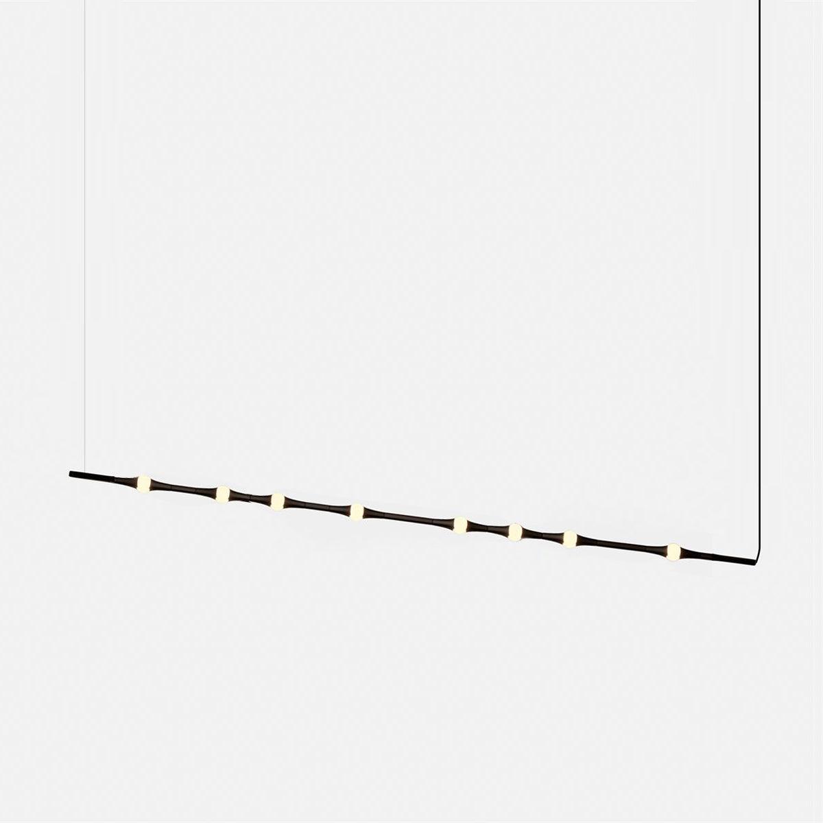 dew-explores-modern-linear-led-pendant-light-with-organic-oval-points-for-stairwells