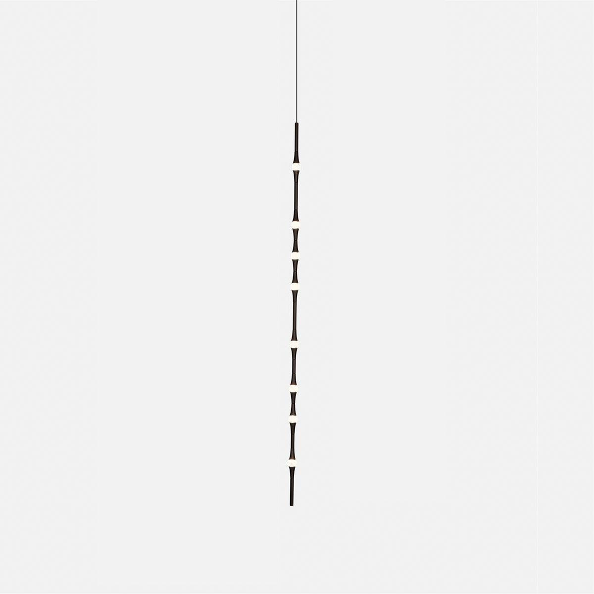 dew-explores-modern-linear-led-pendant-light-with-organic-oval-points-for-stairwells