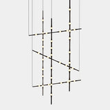 dew-explores-modern-linear-led-pendant-light-with-organic-oval-points-for-stairwells