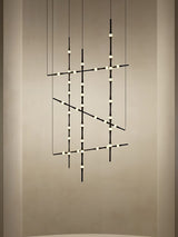 dew-explores-modern-linear-led-pendant-light-with-organic-oval-points-for-stairwells