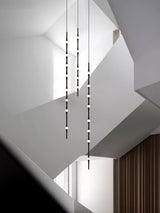 dew-explores-modern-linear-led-pendant-light-with-organic-oval-points-for-stairwells