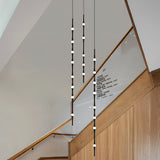 dew-explores-modern-linear-led-pendant-light-with-organic-oval-points-for-stairwells
