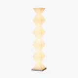 Modern Minimalist Dickson LED Torchiere Floor Lamp with Glass Shade for Living Room