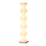 Modern Minimalist Dickson LED Torchiere Floor Lamp with Glass Shade for Living Room