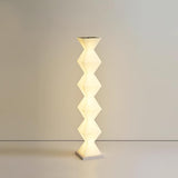 Modern Minimalist Dickson LED Torchiere Floor Lamp with Glass Shade for Living Room