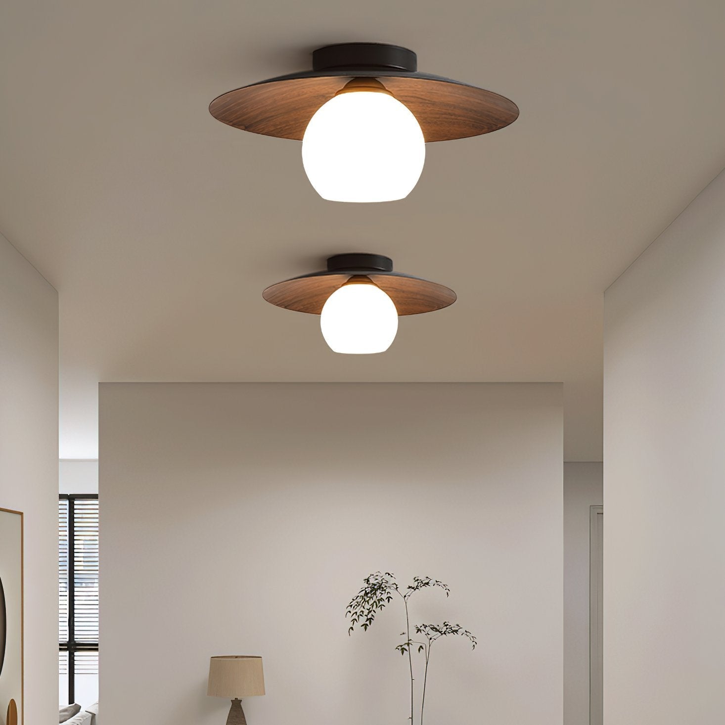 modern-wood-grain-glass-dish-ceiling-light-flush-mount-fixture-for-home-decor