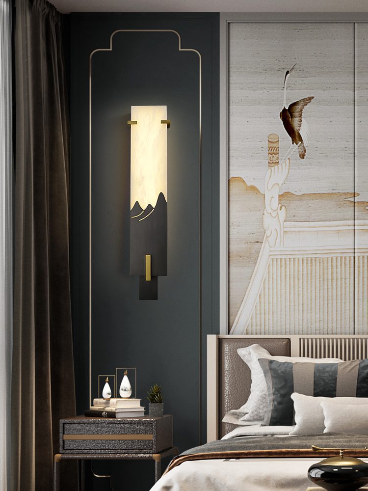modern-alabaster-stone-wall-sconce-vertical-led-light-with-bronze-accent-for-living-room