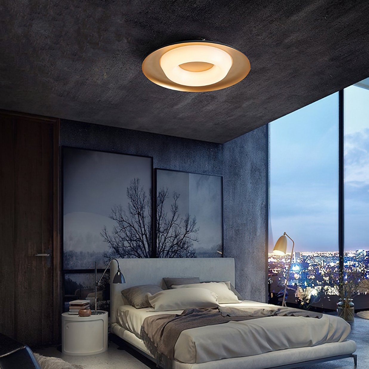 modern-donut-round-led-ceiling-light-with-frosted-acrylic-shade-dimmable-flush-mount-fixture