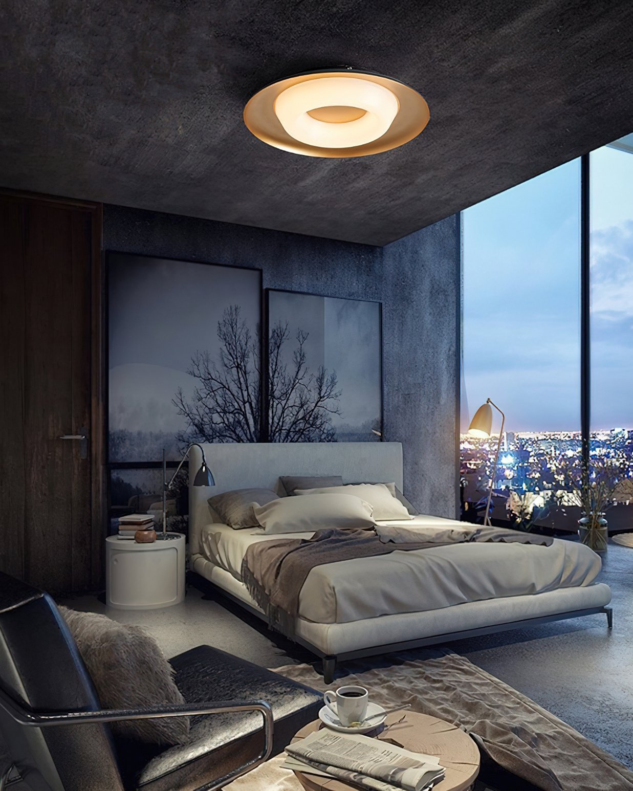 modern-donut-round-led-ceiling-light-with-frosted-acrylic-shade-dimmable-flush-mount-fixture