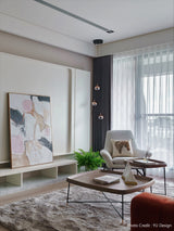 Modern Multi Head Glass Sphere LED Pendant Light for Restaurant and Home Decor