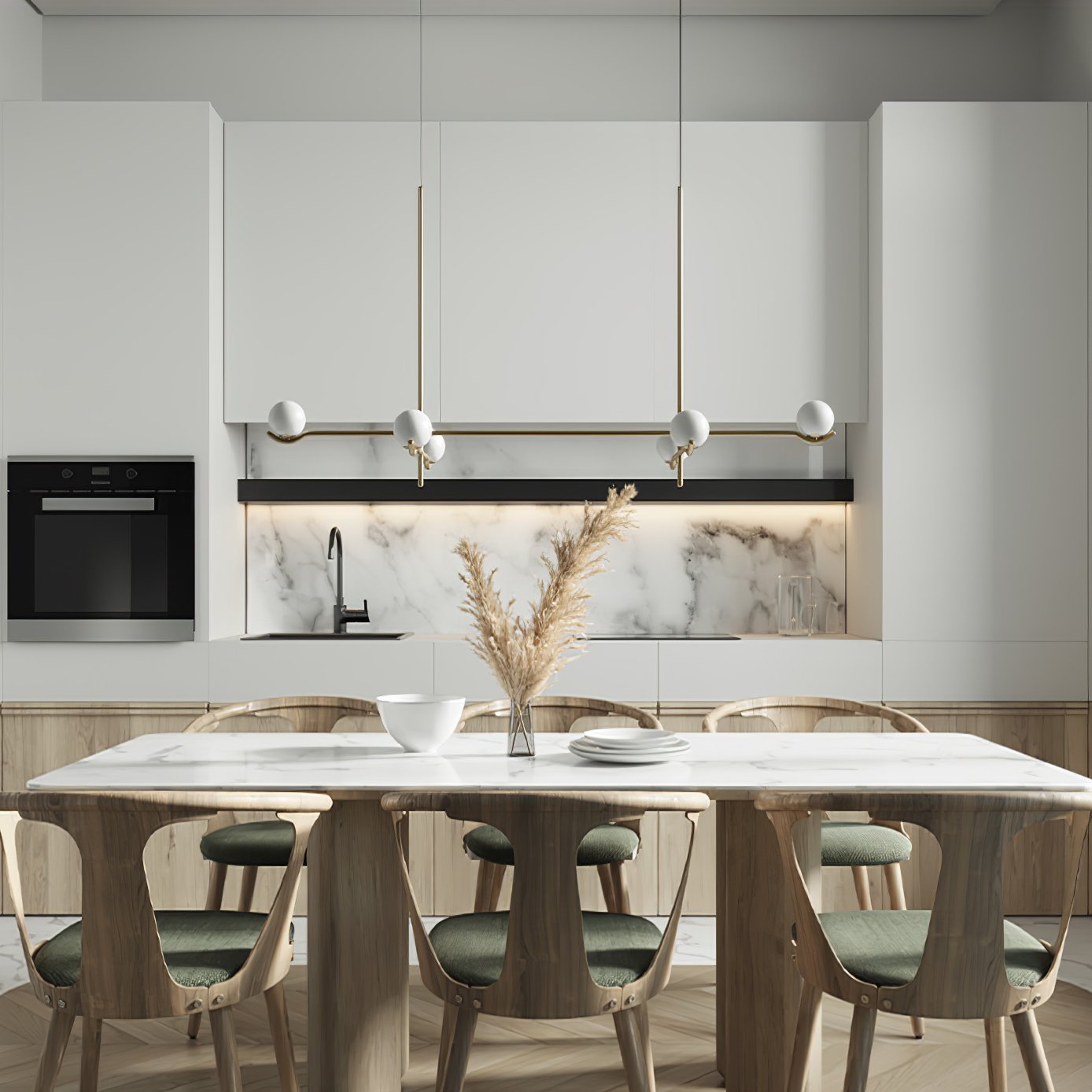 modern-metal-and-glass-globe-pendant-light-for-dining-room-in-gold-and-black-finish