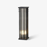 Modern Stainless Steel LED Post Light Waterproof Outdoor Garden Path Column Lamp