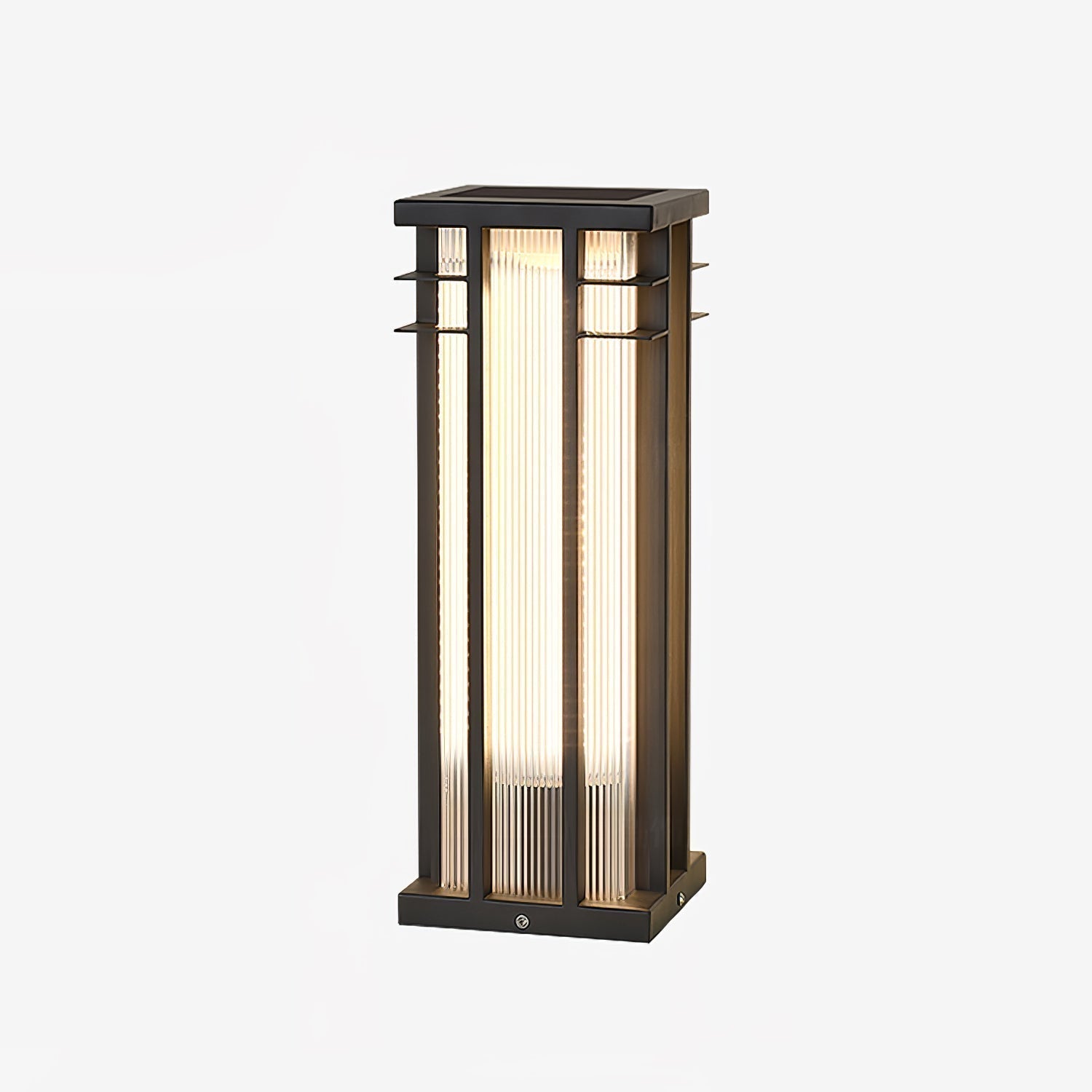 Modern Stainless Steel LED Post Light Waterproof Outdoor Garden Path Column Lamp
