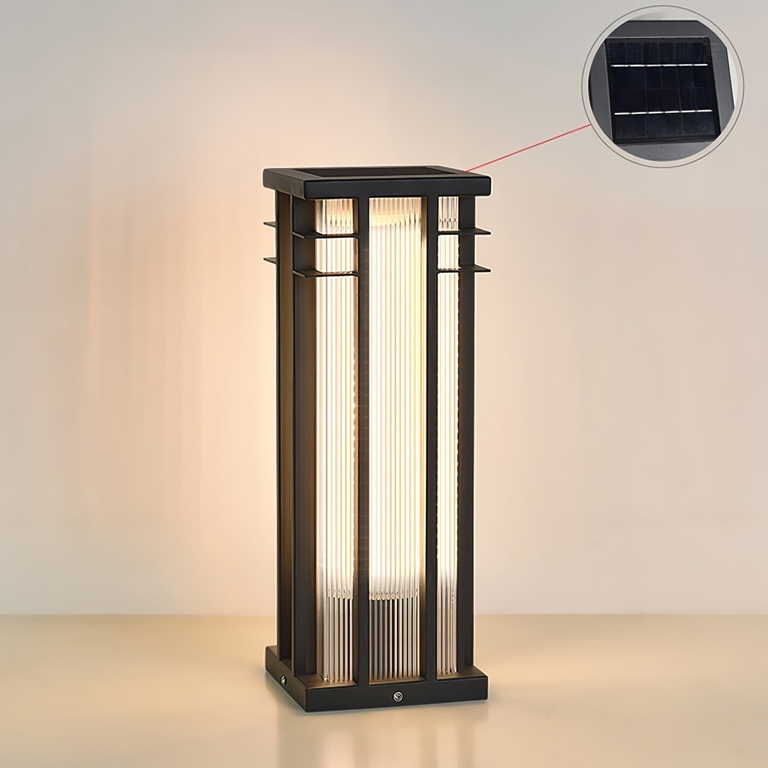 Modern Stainless Steel LED Post Light Waterproof Outdoor Garden Path Column Lamp