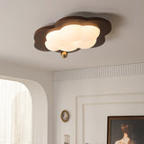 Dreamscape Walnut Wood LED Ceiling Light for Kids Room Cloud Heart Star Shapes