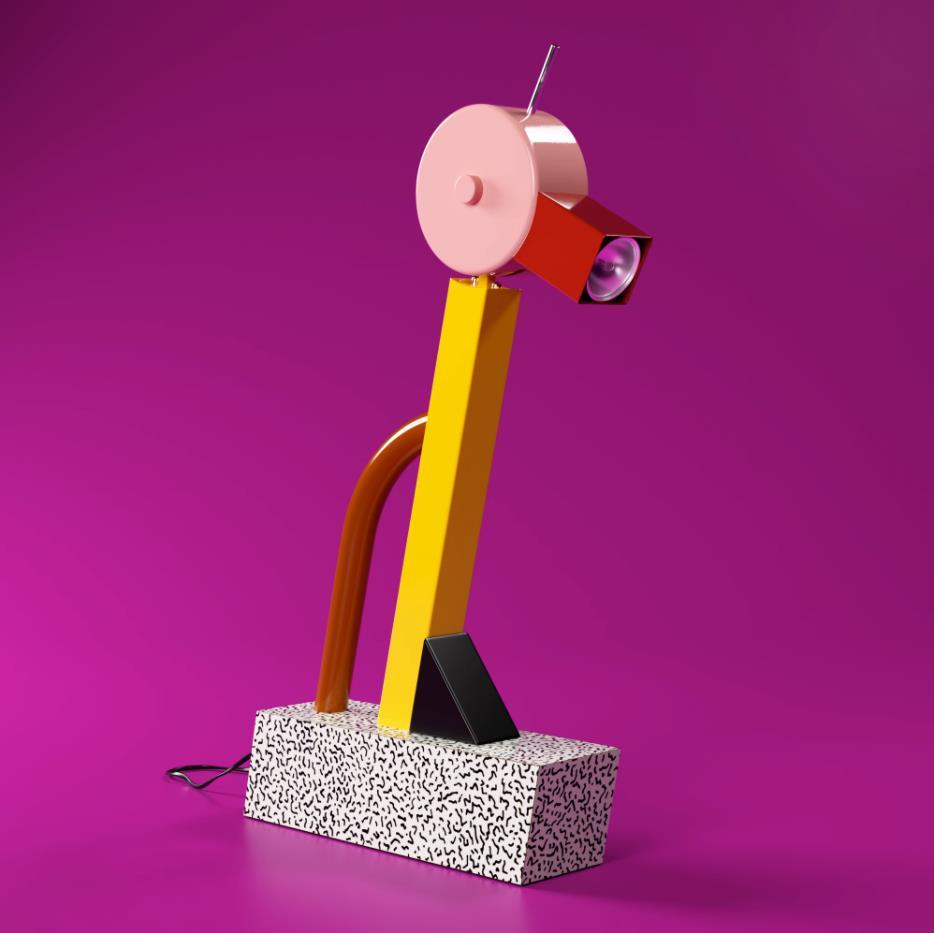 Adjustable LED Desk Lamp with 300 Degree Rotation and Multi Color Modern Metal Design