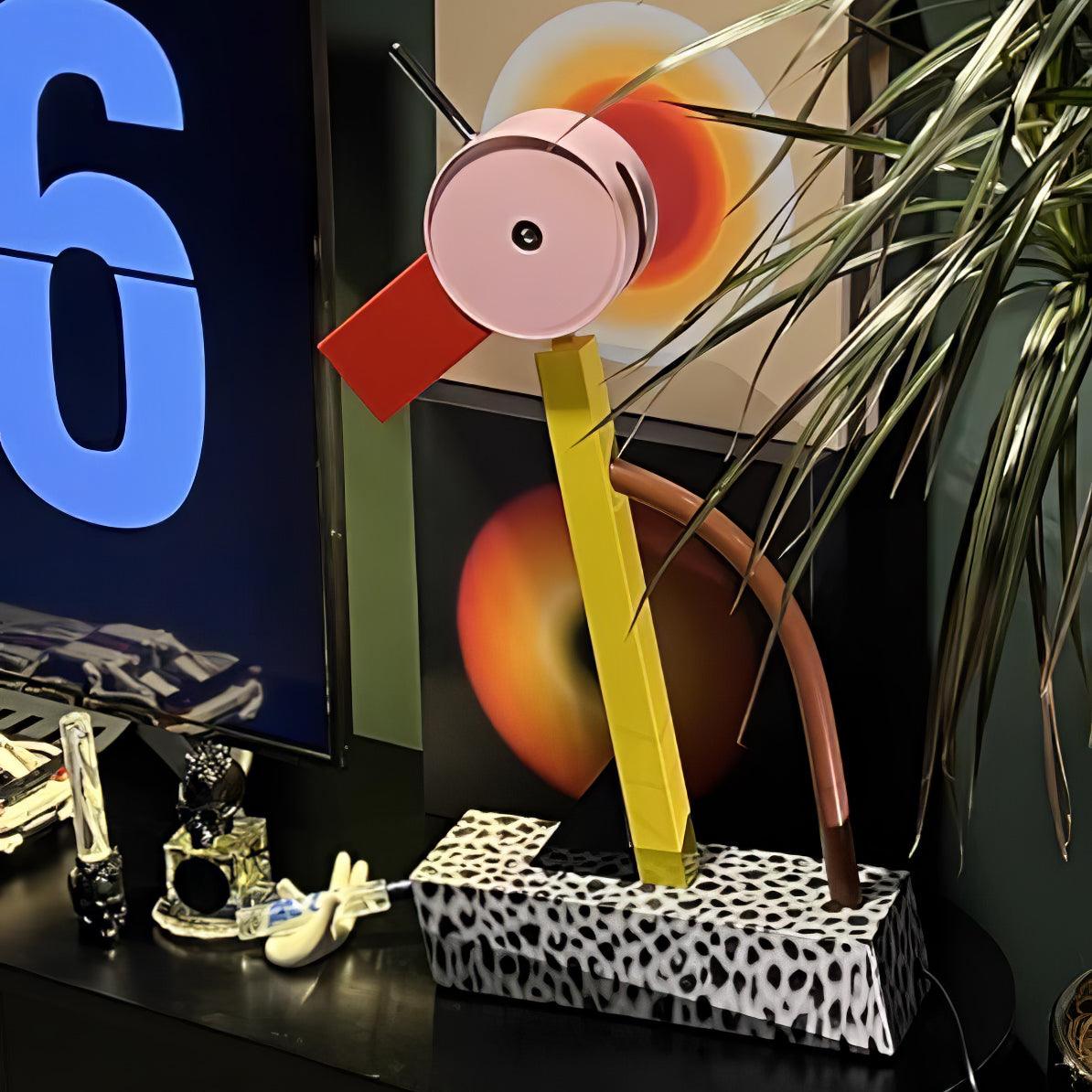 Adjustable LED Desk Lamp with 300 Degree Rotation and Multi Color Modern Metal Design
