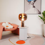 Modern Dusk Dawn LED Reading Table Lamp with Geometric Conic Base for Bedside Decor