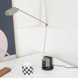 Dynamo Minimalist Adjustable LED Table Lamp Rotating Metal Desk Light for Modern Bedroom Office