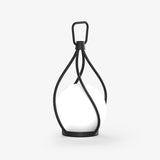 Modern Rechargeable LED Orb Lantern Portable Stainless Steel Table Lamp for Indoor Outdoor Use