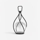 Modern Rechargeable LED Orb Lantern Portable Stainless Steel Table Lamp for Indoor Outdoor Use