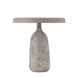 Eddy Modern Marble Base Table Lamp with Adjustable Steel Shade and Integrated LED