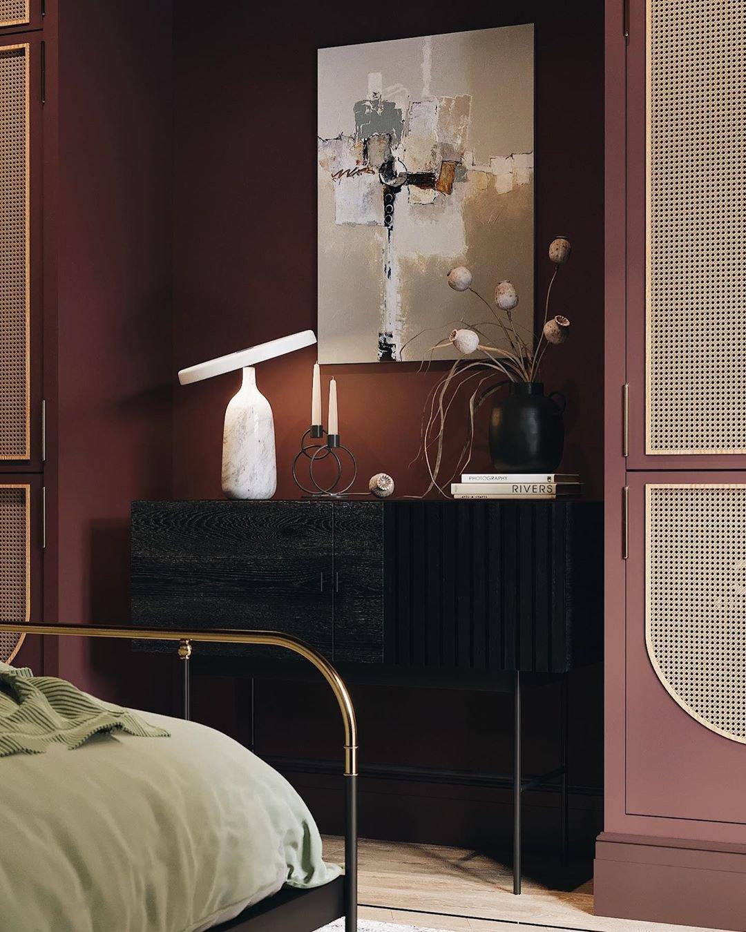 Eddy Modern Marble Base Table Lamp with Adjustable Steel Shade and Integrated LED