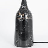 Eddy Modern Marble Base Table Lamp with Adjustable Steel Shade and Integrated LED
