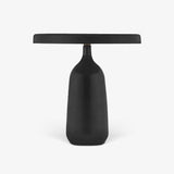 Eddy Modern Marble Base Table Lamp with Adjustable Steel Shade and Integrated LED