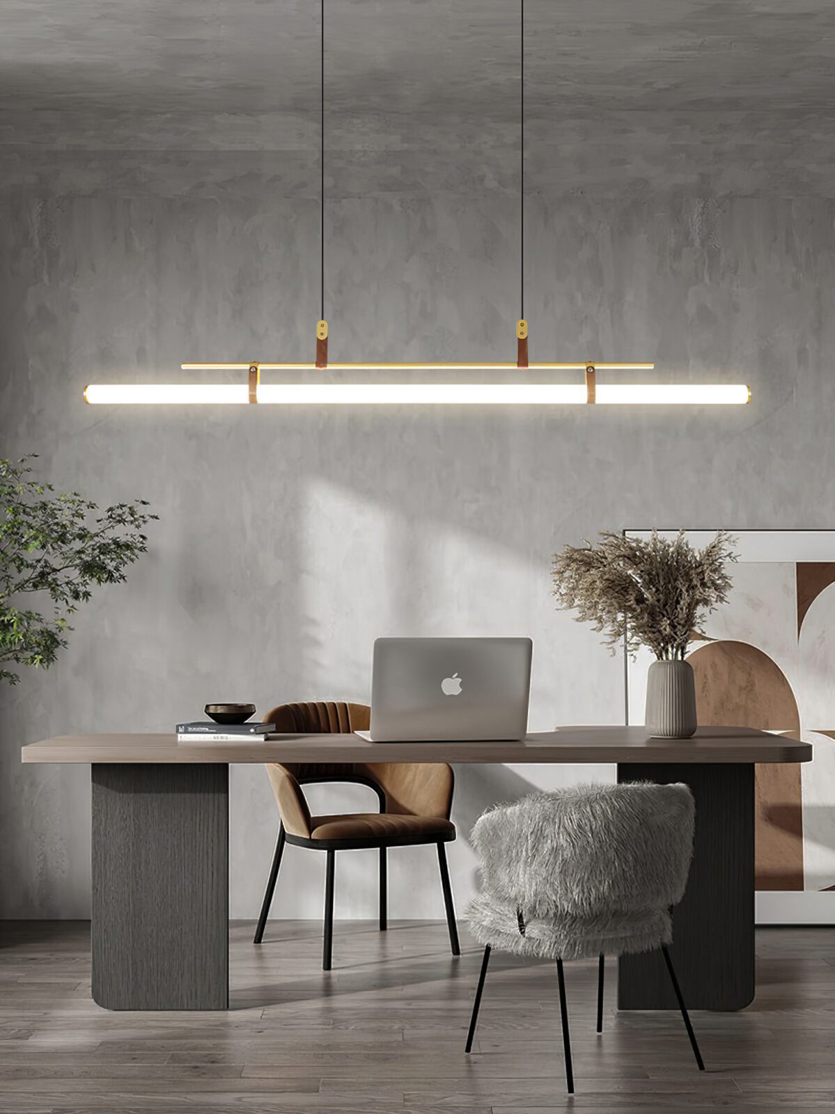 modern-minimalist-linear-led-chandelier-with-leather-accents-for-dining-room-and-living-area
