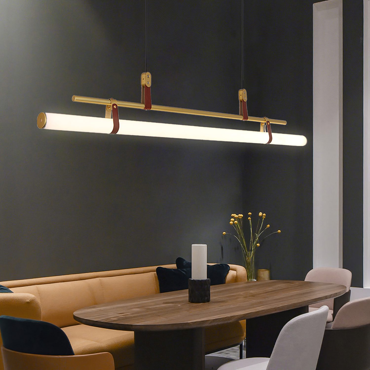 modern-minimalist-linear-led-chandelier-with-leather-accents-for-dining-room-and-living-area