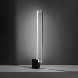 Minimalist Linear LED Standing Floor Lamp for Modern Living Room and Bedroom Reading