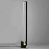 Minimalist Linear LED Standing Floor Lamp for Modern Living Room and Bedroom Reading