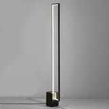 Minimalist Linear LED Standing Floor Lamp for Modern Living Room and Bedroom Reading
