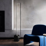Minimalist Linear LED Standing Floor Lamp for Modern Living Room and Bedroom Reading