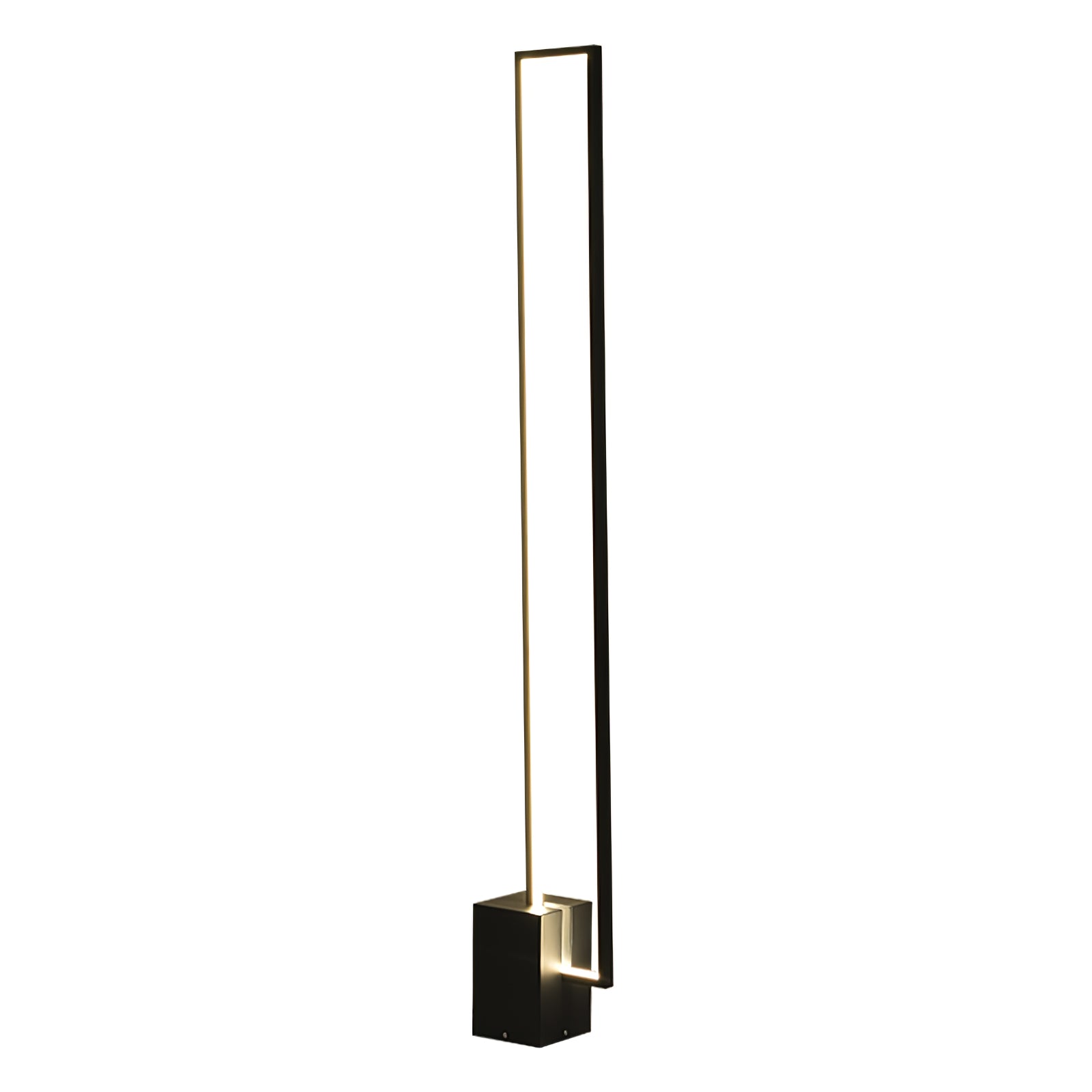 Minimalist Linear LED Standing Floor Lamp for Modern Living Room and Bedroom Reading