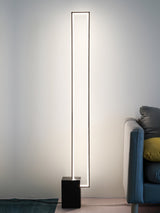 Minimalist Linear LED Standing Floor Lamp for Modern Living Room and Bedroom Reading
