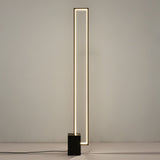 Minimalist Linear LED Standing Floor Lamp for Modern Living Room and Bedroom Reading